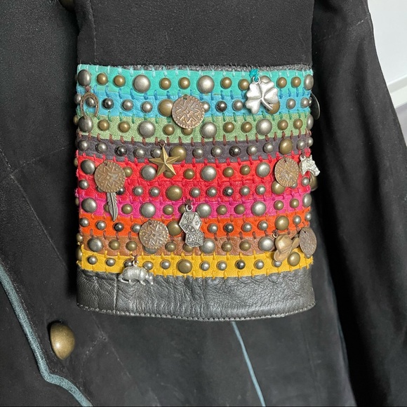 Double D Ranch Suede Charm Jacket in Black - Picture 6 of 11